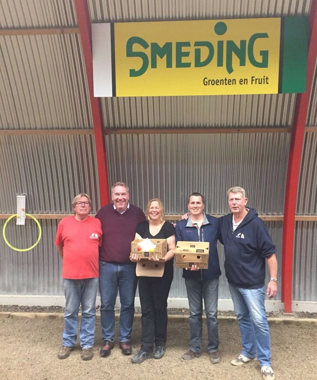 Gretha Hoekstra en Wouter Hoekstra winnen het Smeding groente en fruit toernooi